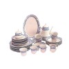 Skip to the beginning of the images gallery Jeu de vaisselle (Dinnerware set) - 49 pièces - En porcelaine